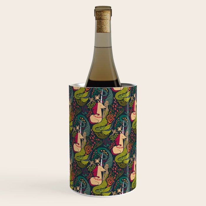 The Mermaid and the Unicorn Wine Chiller Gallery Image 1