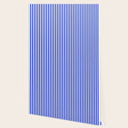 Cobalt Blue and White Vertical Deck Chair Stripe Wallpaper Gallery Image 2
