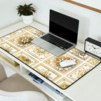 Talavera Mexican Tile - Gold Palette Desk Mat Gallery Image 2