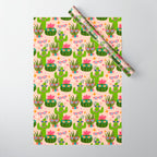 Cactus fiesta Wrapping Paper Gallery Image 1