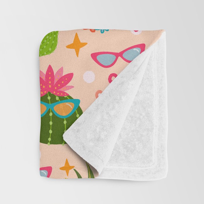 Cactus fiesta Throw Blanket Gallery Image 3