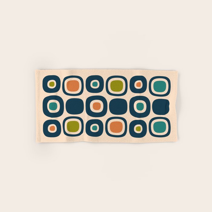 Mid Century Modern Scandinavian Abstract 322 Bath Towel Gallery Image 1