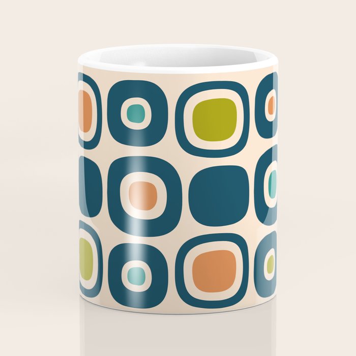 Mid Century Modern Scandinavian Abstract 322 Coffee Mug Gallery Image 4