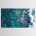 Surfing in the Ocean 2 Tablecloth Gallery Image 2