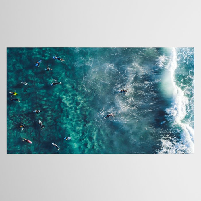 Surfing in the Ocean 2 Tablecloth Gallery Image 2