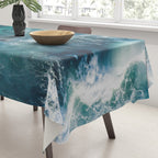 Surfing in the Ocean 2 Tablecloth Gallery Image 3