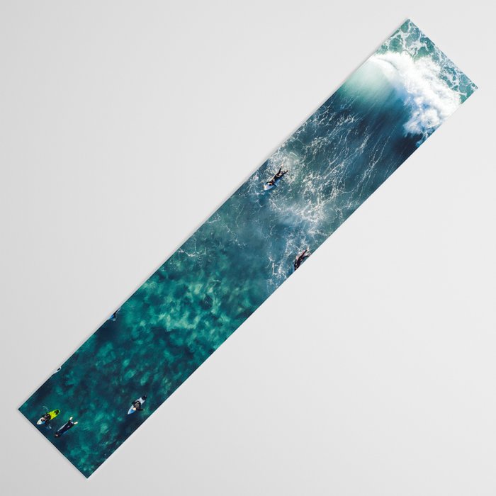 Surfing in the Ocean 2 Table Runner Gallery Image 3