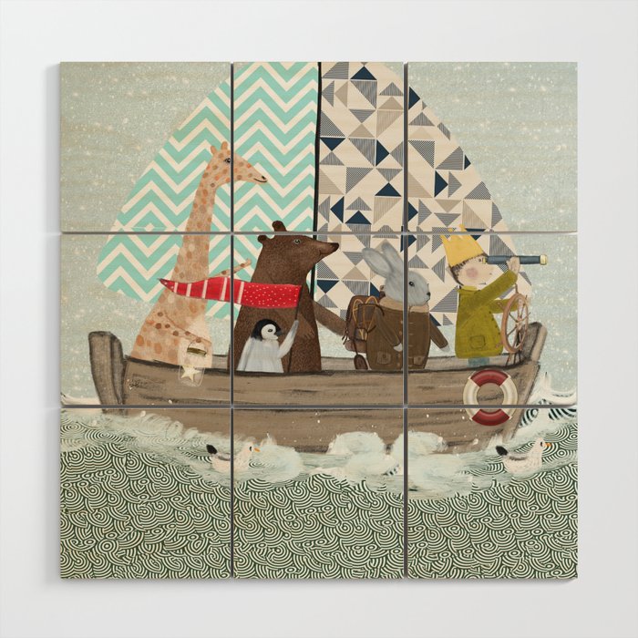 adventure ocean Wood Wall Art Gallery Image 1