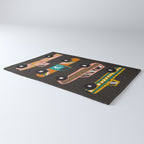 Retro Roads - Charcoal Rug Gallery Image 3