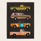 Retro Roads - Charcoal Poster Gallery Image 4