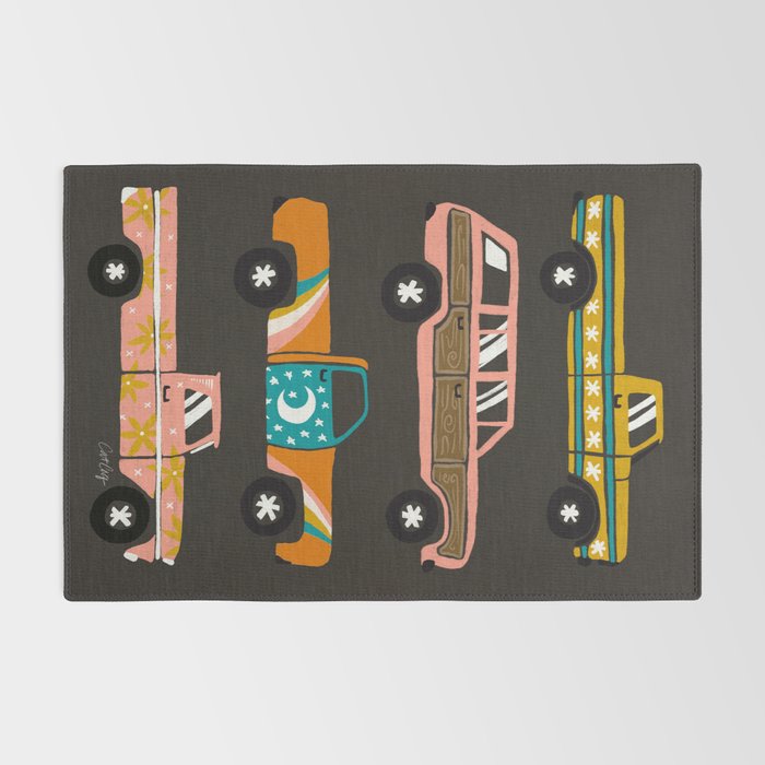 Retro Roads - Charcoal Rug Gallery Image 2