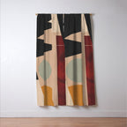 Abstract Geometric Shapes 168 Window Curtain Gallery Image 3