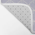 Bows & Ribbons Pattern XXXIV Pastel Lavender Purple  Bath Mat Gallery Image 2