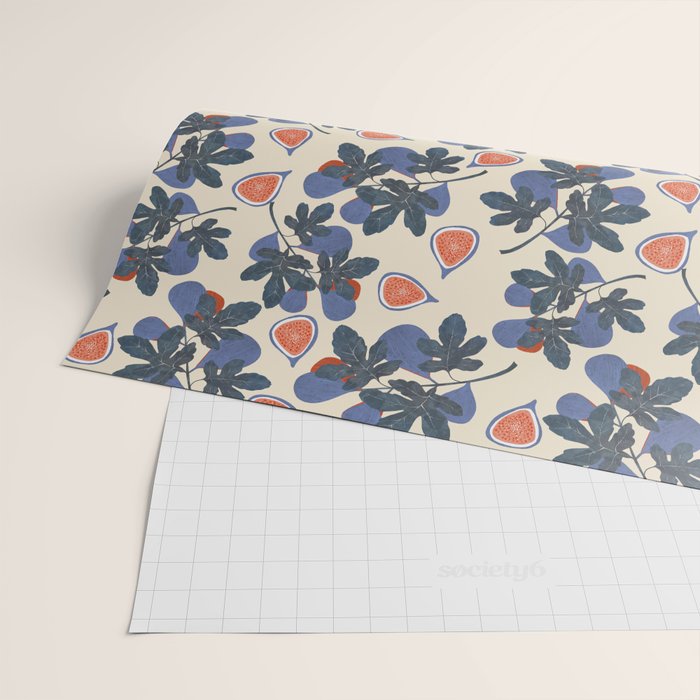 Fig branch still life Wrapping Paper Gallery Image 2