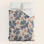 Fig branch still life Duvet Cover Gallery Image 6