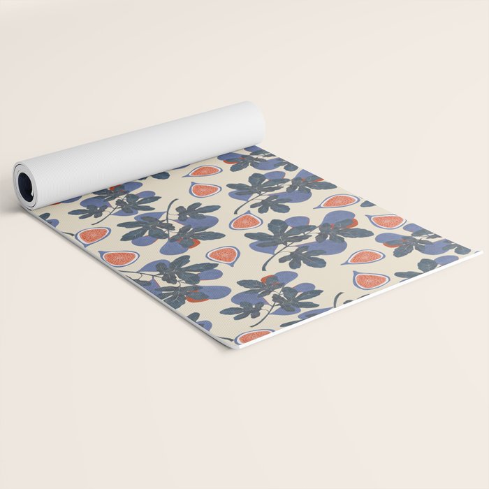 Fig branch still life Yoga Mat Gallery Image 2