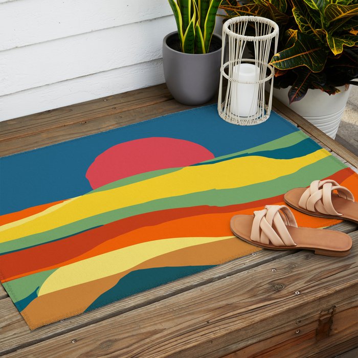 Moving earth Outdoor Rug Gallery Image 2