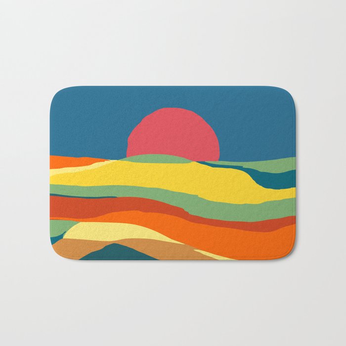 Moving earth Bath Mat Gallery Image 1
