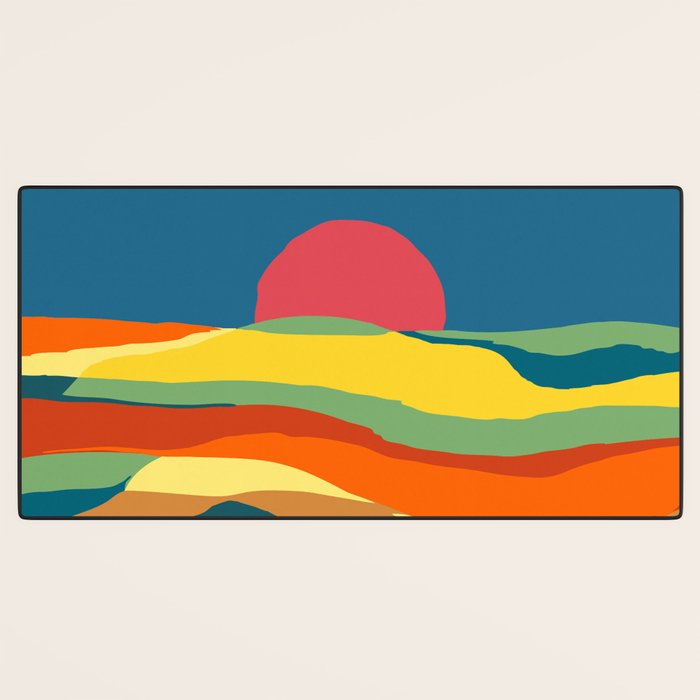Moving earth Desk Mat Gallery Image 3