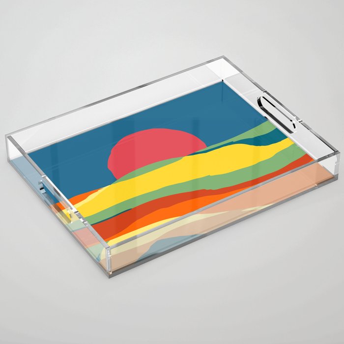 Moving earth Acrylic Tray Gallery Image 1