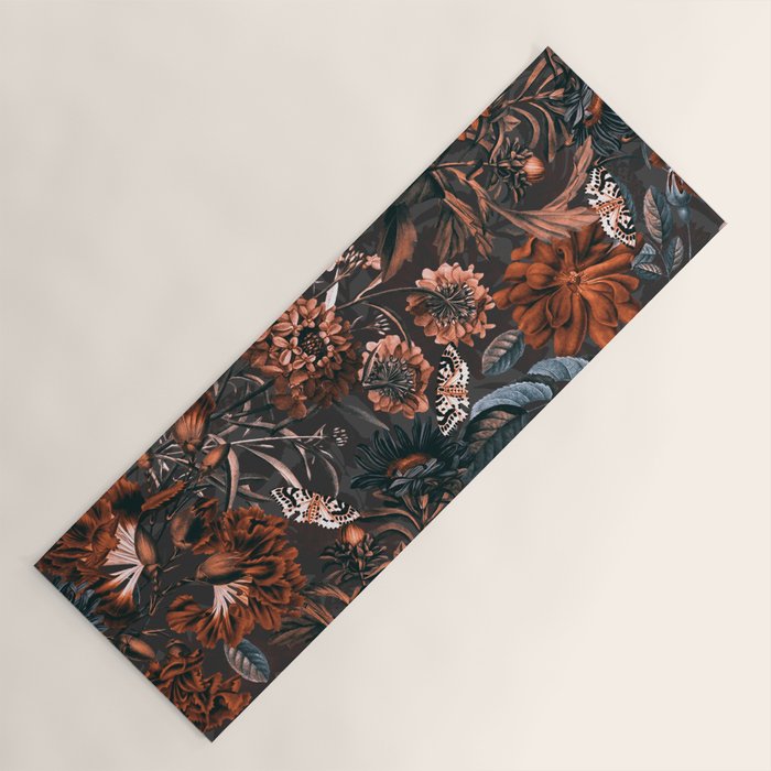 Autumn Winter Flowers V Yoga Mat Gallery Image 1