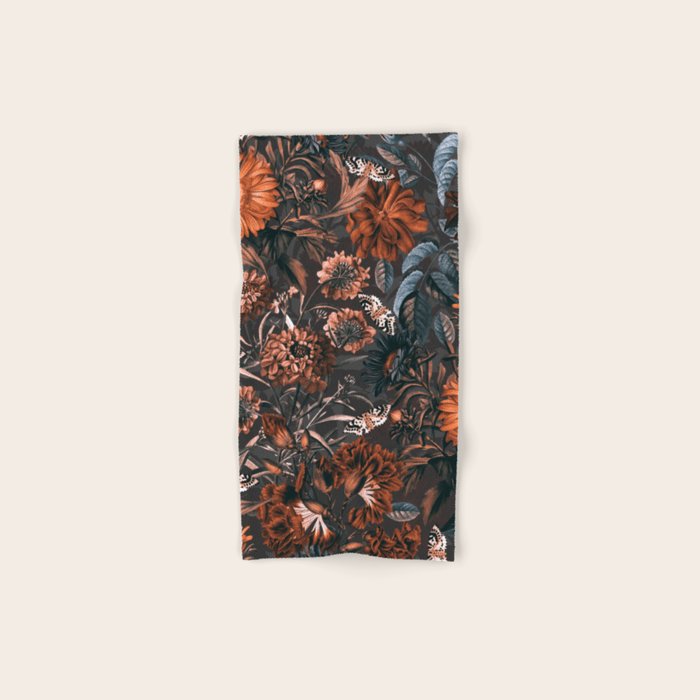 Autumn Winter Flowers V Bath Towel Gallery Image 1