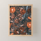 Autumn Winter Flowers V Mini Art Print Gallery Image 1