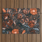 Autumn Winter Flowers V Outdoor Rug Gallery Image 1