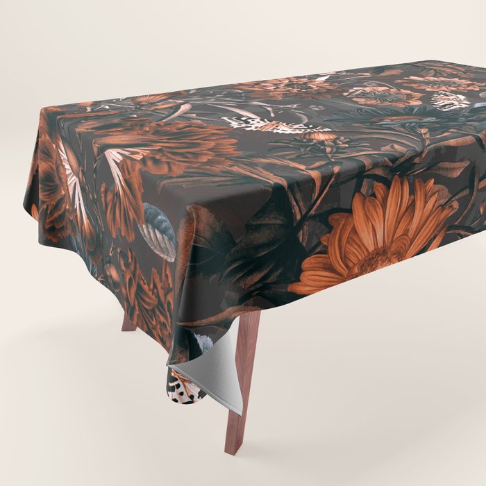 Autumn Winter Flowers V Tablecloth Gallery Image 1