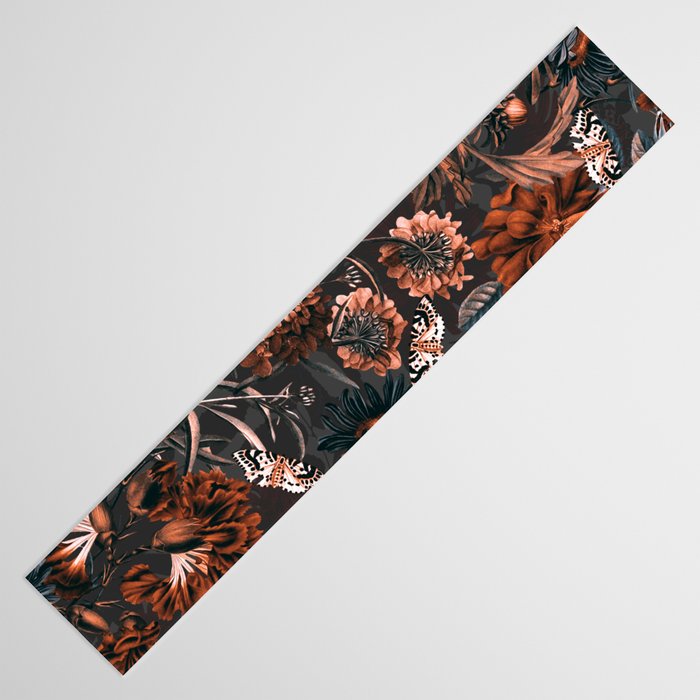 Autumn Winter Flowers V Table Runner Gallery Image 3