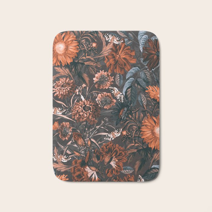 Autumn Winter Flowers V Bath Mat Gallery Image 1
