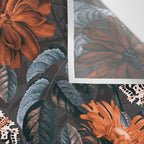 Autumn Winter Flowers V Wall Tapestry Gallery Image 3