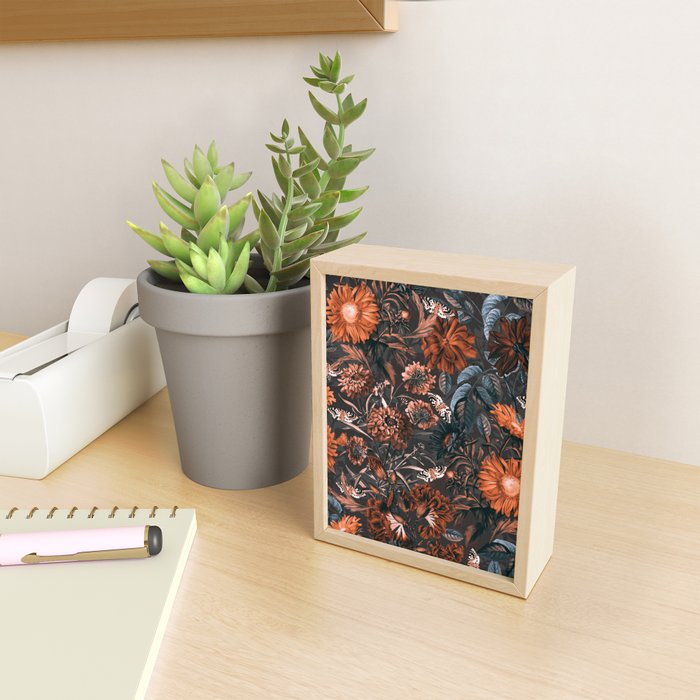 Autumn Winter Flowers V Mini Art Print Gallery Image 2