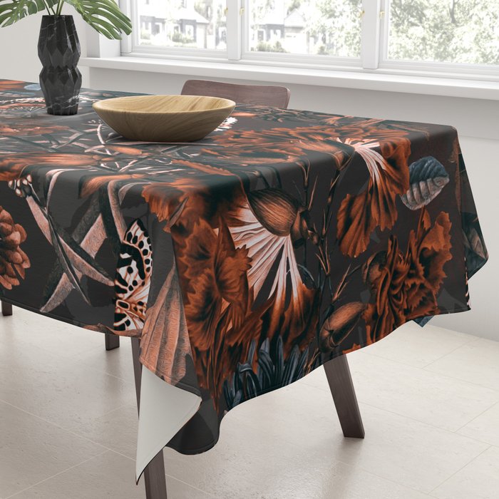 Autumn Winter Flowers V Tablecloth Gallery Image 3