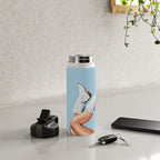 These Boots - Glitter Blue Landscape Water Bottle Gallery Image 4