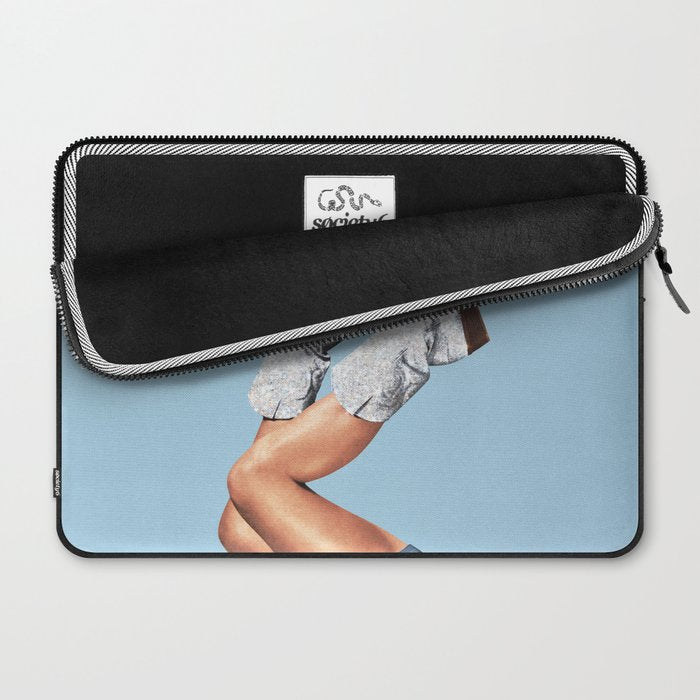 These Boots - Glitter Blue Landscape Laptop Sleeve Gallery Image 2
