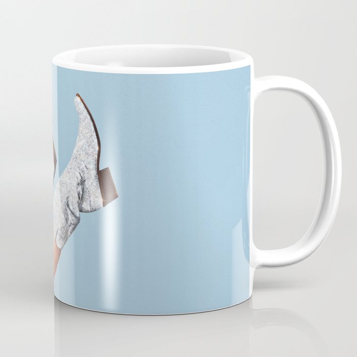 These Boots - Glitter Blue Landscape Coffee Mug Gallery Image 1
