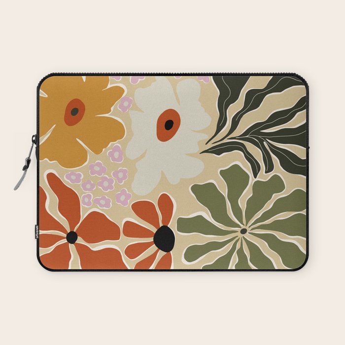 Mid-century bouquet  Laptop Sleeve Gallery Image 1