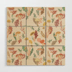 Wild mushrooms I Wood Wall Art Gallery Image 1