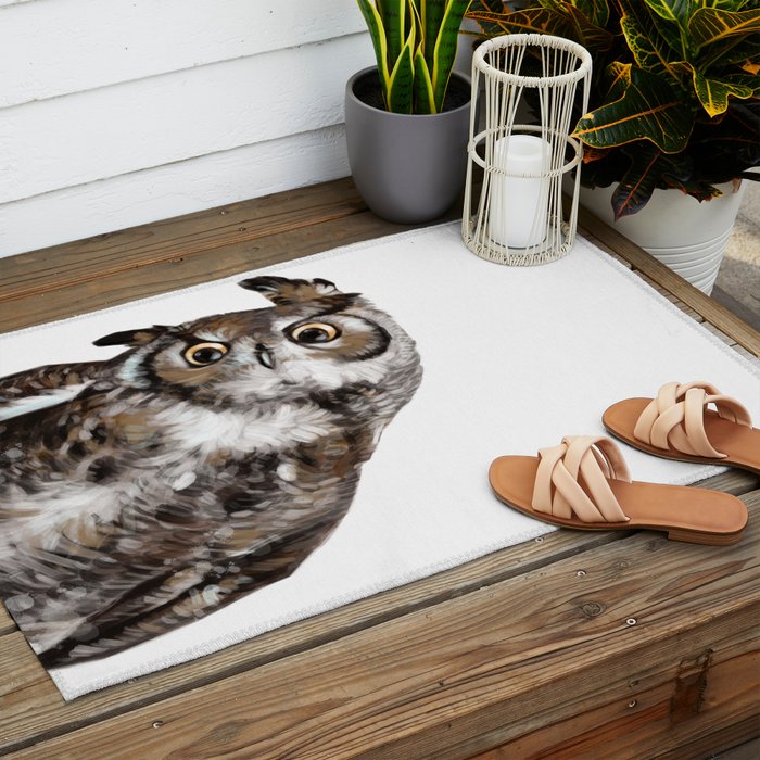 Owl Outdoor Rug Gallery Image 2
