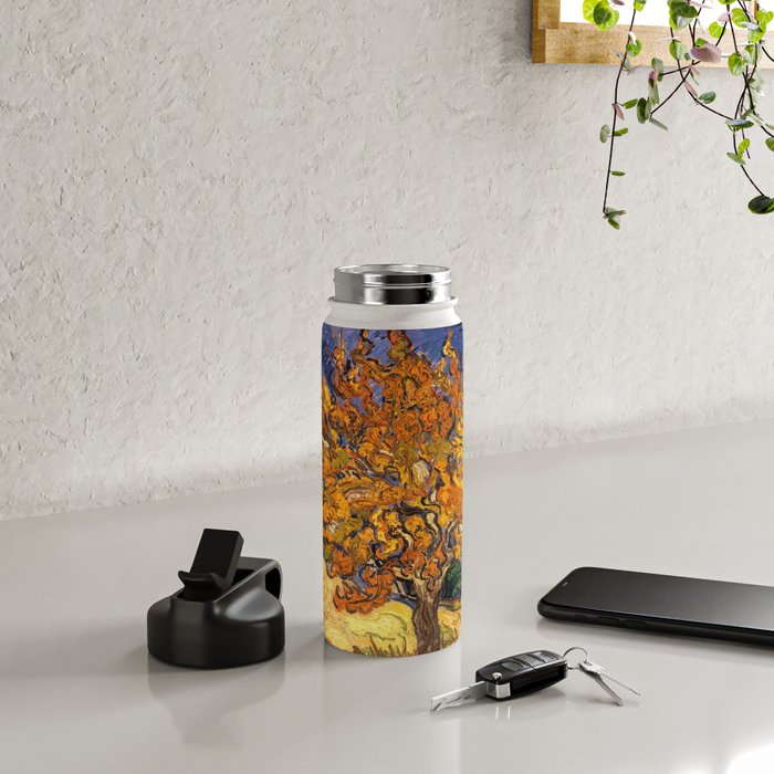 The Mulberry Tree by Vincent van Gogh Water Bottle Gallery Image 4