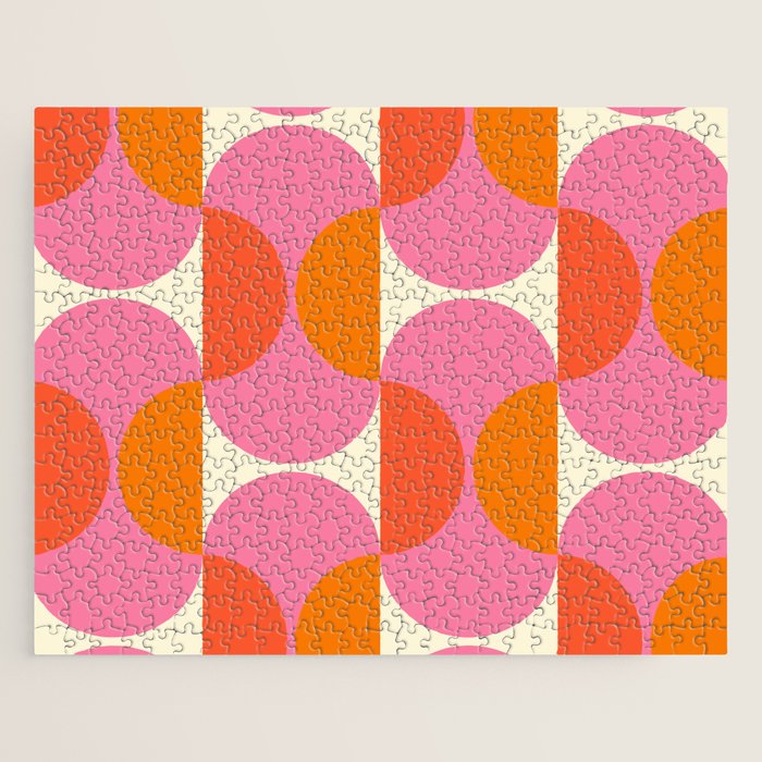 Capsule Sixties Retro with white background Jigsaw Puzzle Gallery Image 1