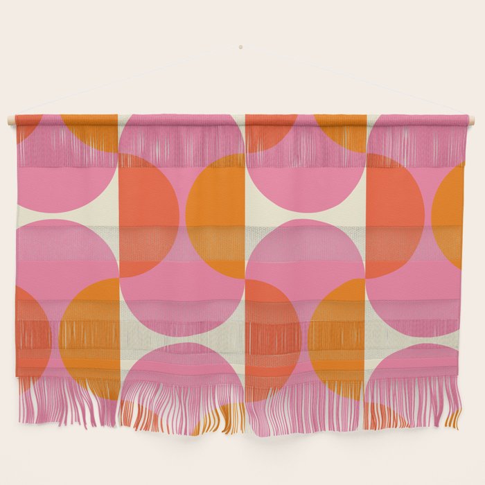 Capsule Sixties Retro with white background Wall Hanging Gallery Image 1