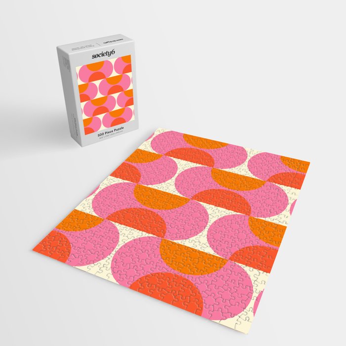 Capsule Sixties Retro with white background Jigsaw Puzzle Gallery Image 2
