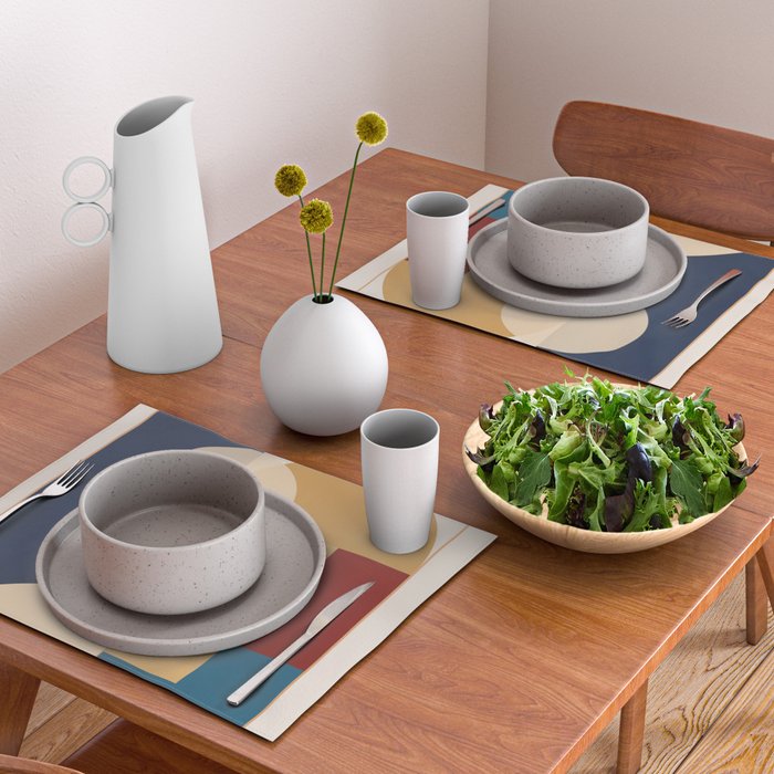 geometric abstract 188 Placemat Gallery Image 2
