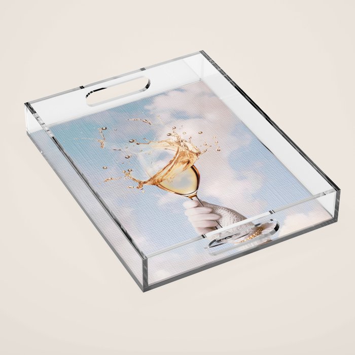 Golden Girl Acrylic Tray Gallery Image 1