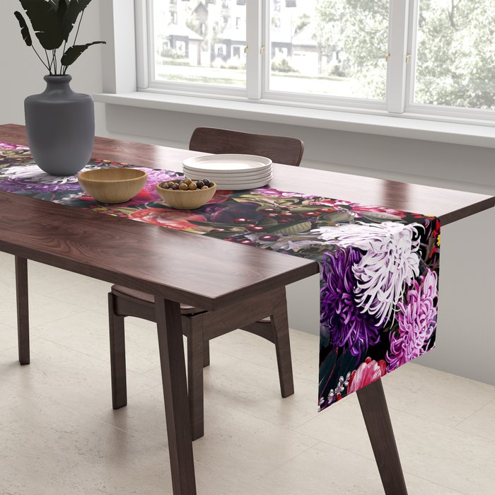 EXOTIC GARDEN - NIGHT XIX Table Runner Gallery Image 2