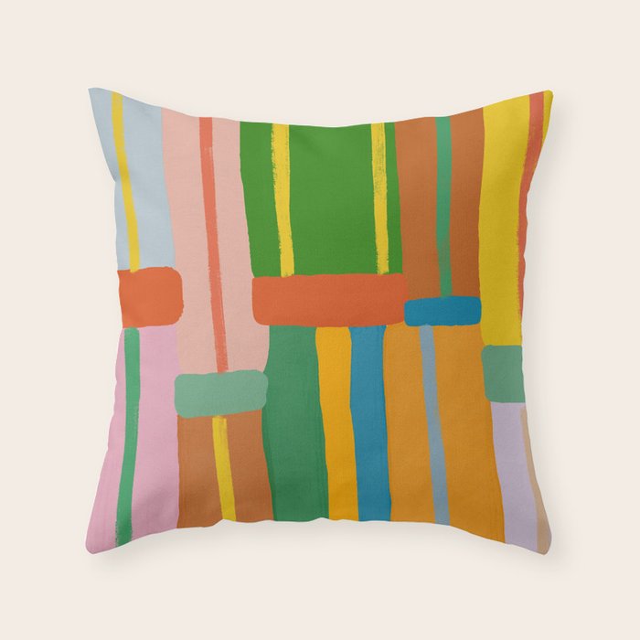 Stripes Throw Pillow Gallery Image 1