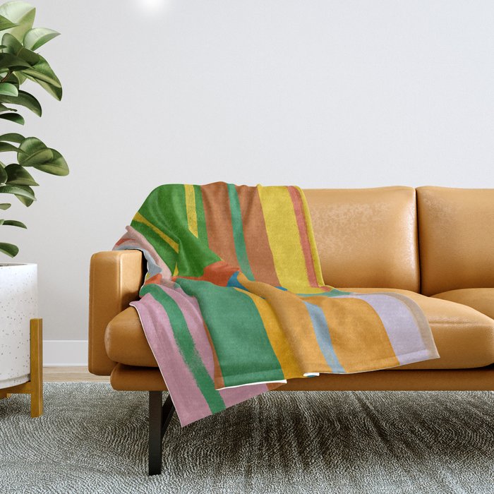 Stripes Throw Blanket Gallery Image 1