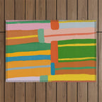 Stripes Outdoor Rug Gallery Image 1